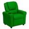 Emma and Oliver Contemporary Kids Recliner with Cup Holder and Headrest